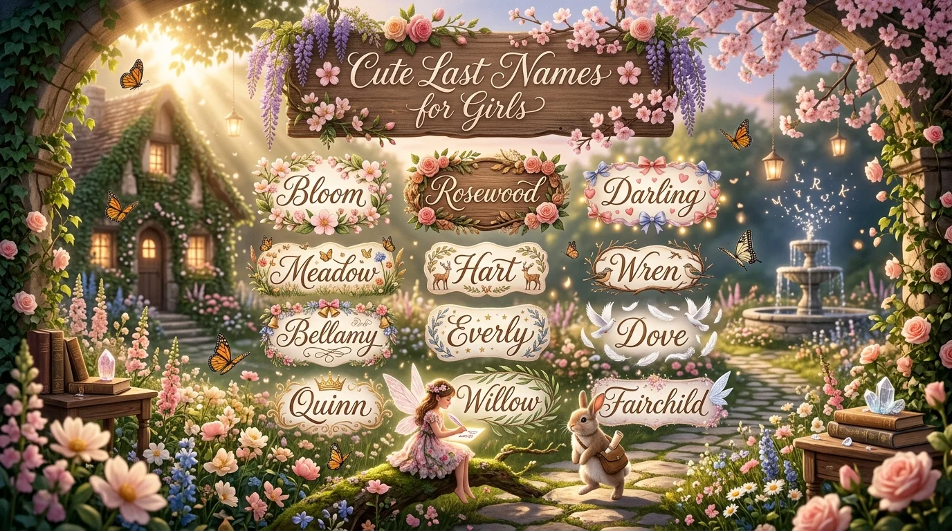 Cute Last Names for Girls