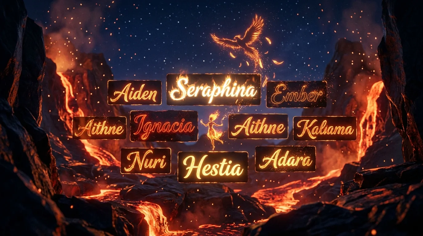Girl Names That Mean Fire