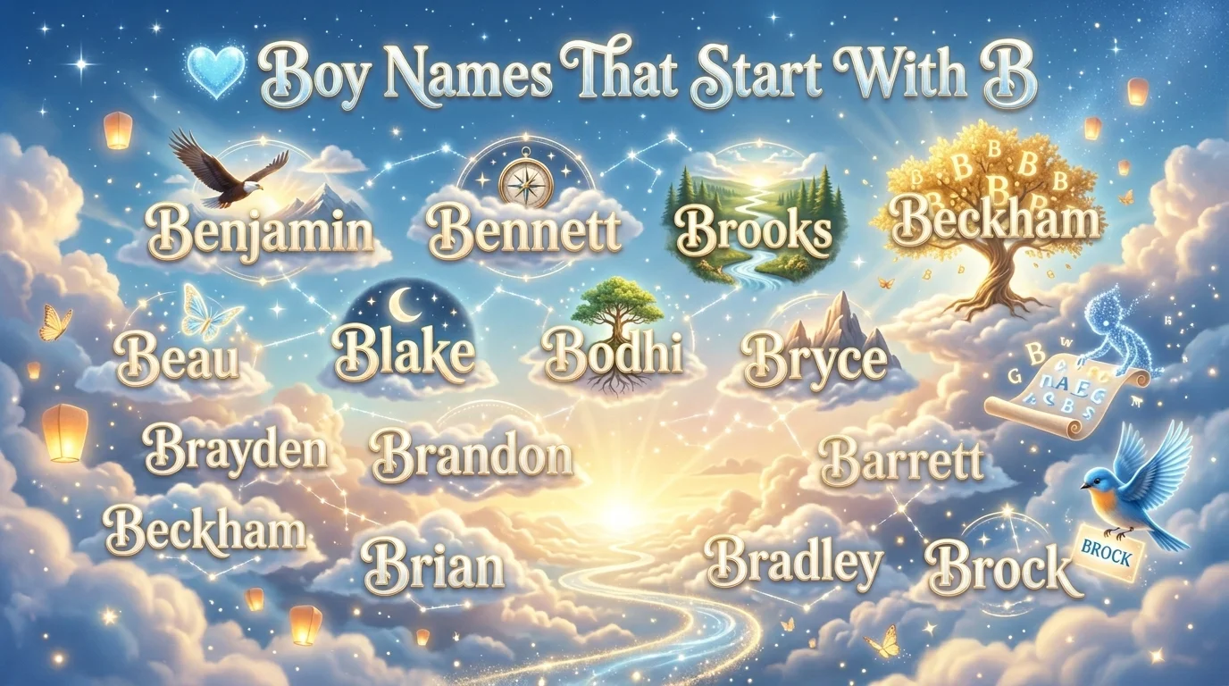 Names That Start With B for Boy