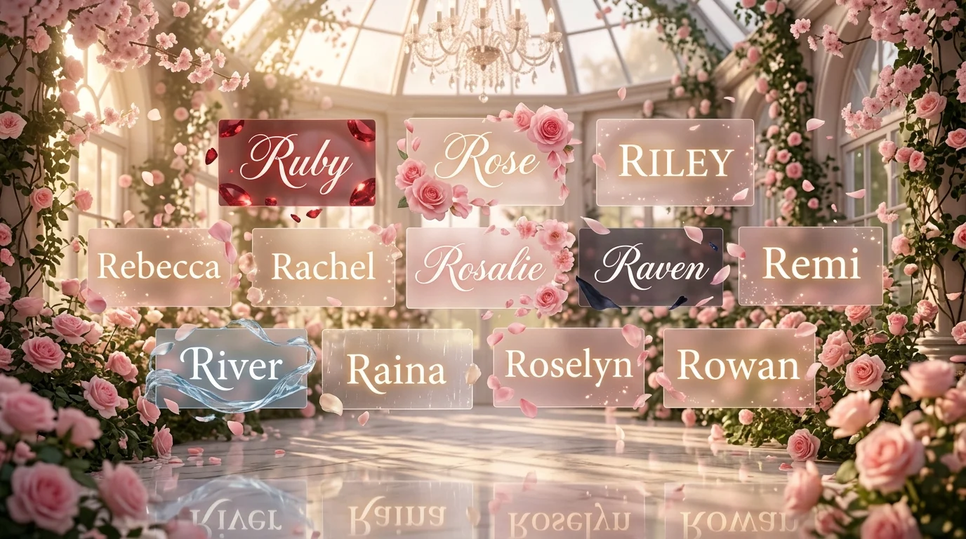 Names That Start With R Girl (With Meanings)