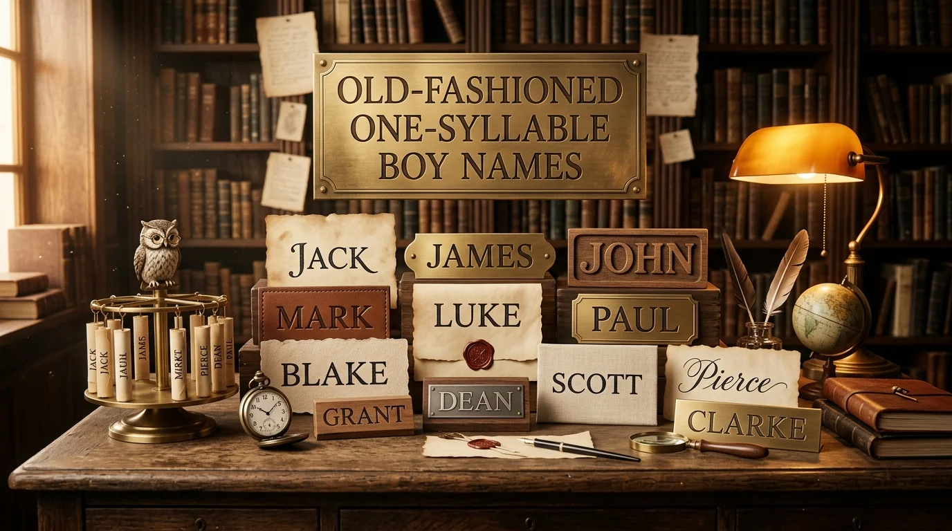Old Fashioned One-Syllable Boy Names