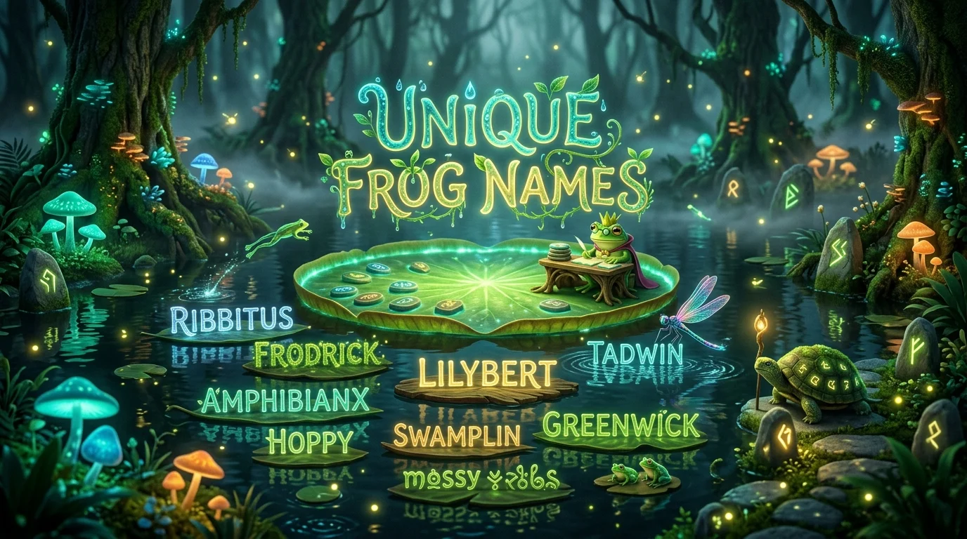 Unique Frog Names