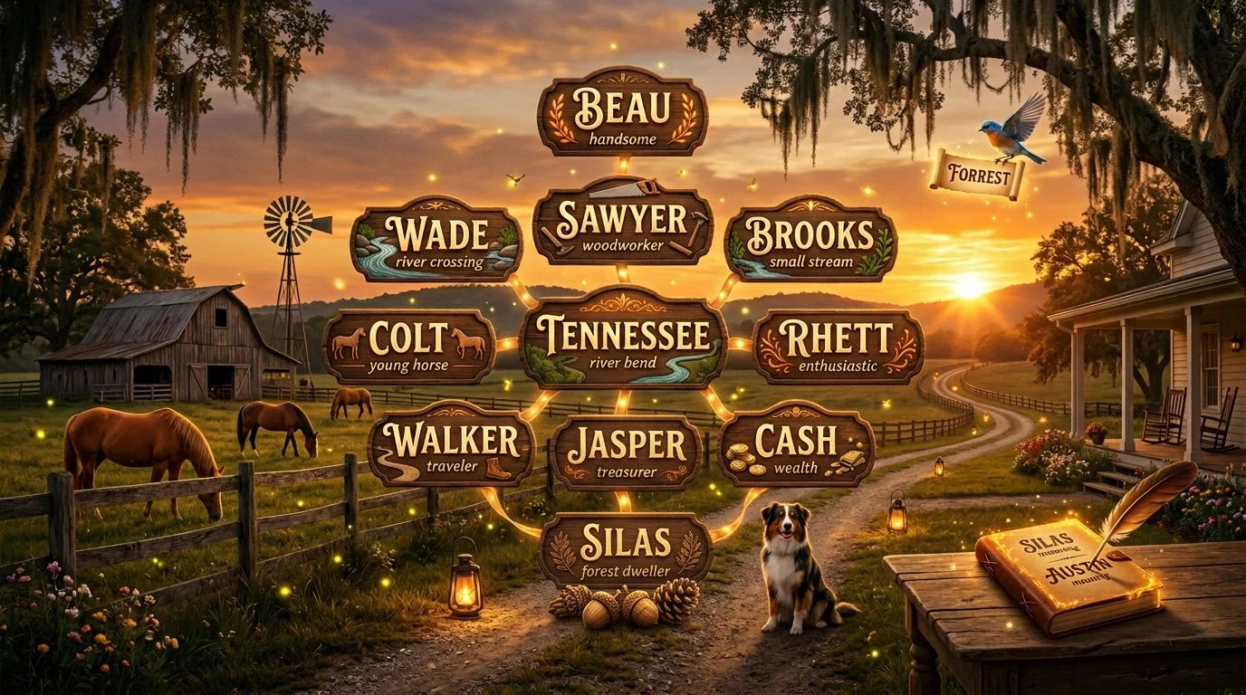 Unique Southern Boy Names with Meaning