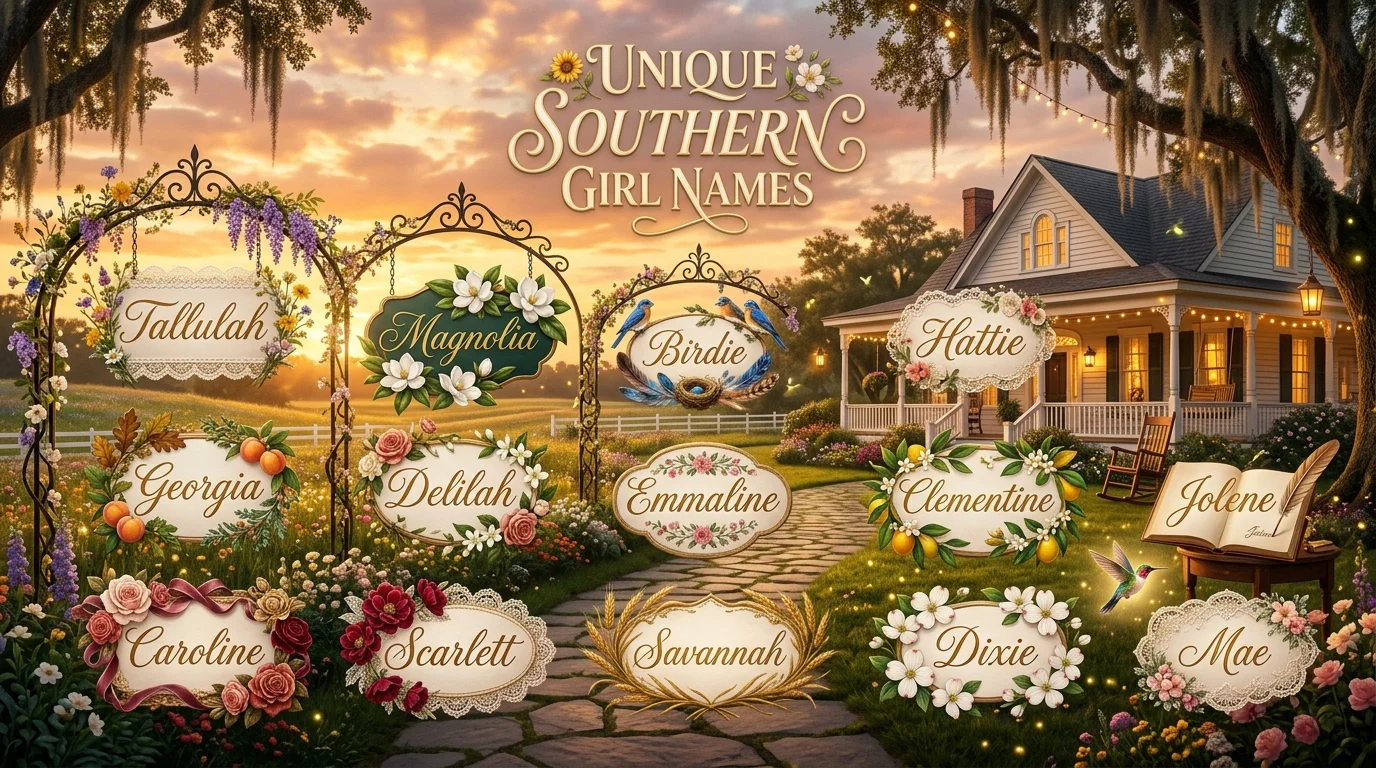 Unique Southern Girl Names with Meaning