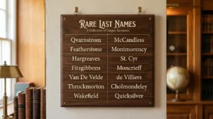 Rare Last Names