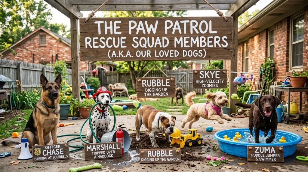 Paw Patrol Character Names