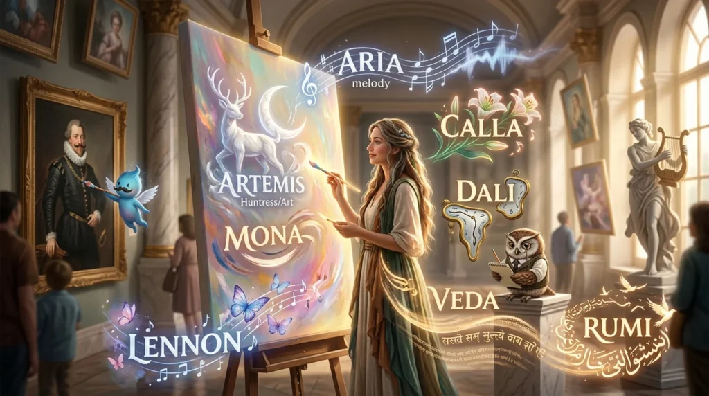 Creative Baby Names Meaning Art