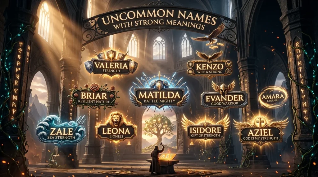 Uncommon Names With Strong Meanings